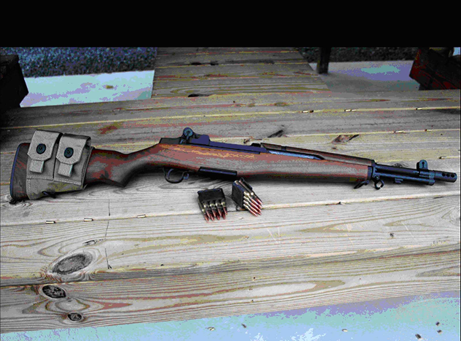 GoatGuns Mini M1 Garand Die Cast Model Gun - Brown