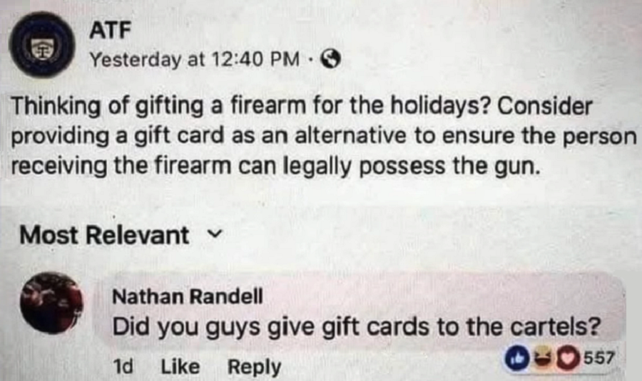 ATF Christmas Gift Cards For Cartels.png