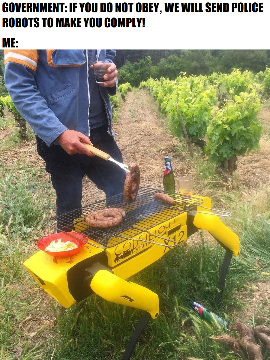 BBQ Police Robot Dog Converted to Grill 900px.png