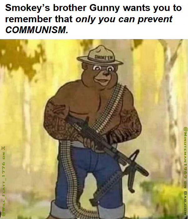Gunny Bear - Only You Can Prevent Communism 03 Smokey's Brother.png