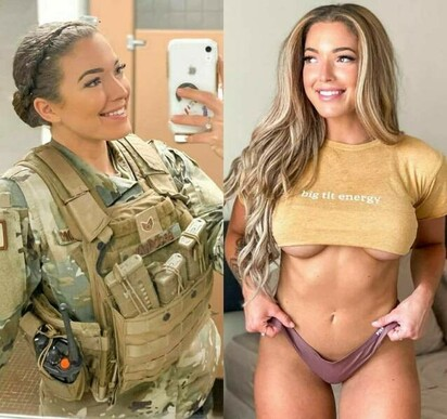 In + Out of Uniform Big Tit Energy Air Force Girl.png