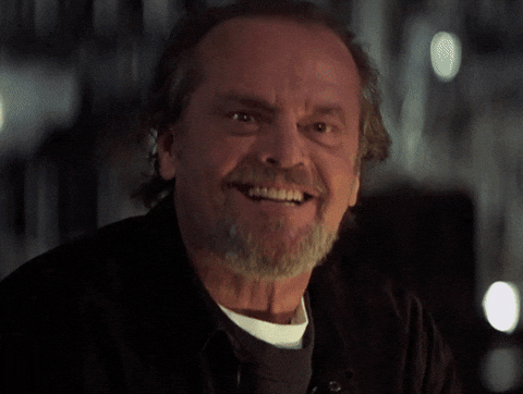 Jack Nicholson Nodding - YES.gif