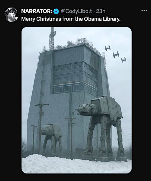 Merry Christmas From Obama Library - Star Wars Empire.png
