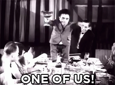 One Of Us GIF - Freaks One Of Us Accepting - Discover & Share GIFs.gif