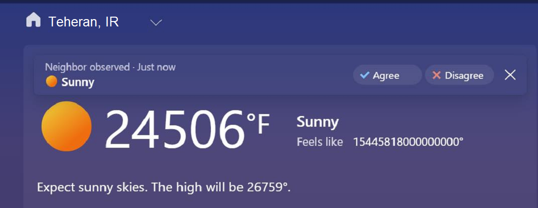 Teheran Iran Overnight Weather Forecast Highs in the Mid-2400's.png