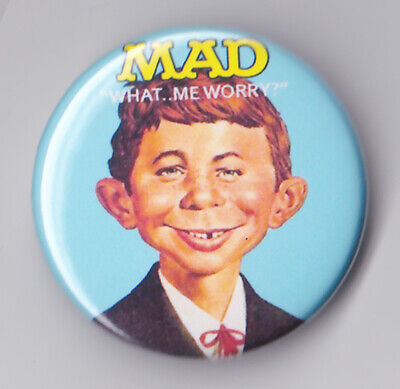 ALFRED E NEUMAN - WHAT ME WORRY ? Badges & Magnets - NEW ...