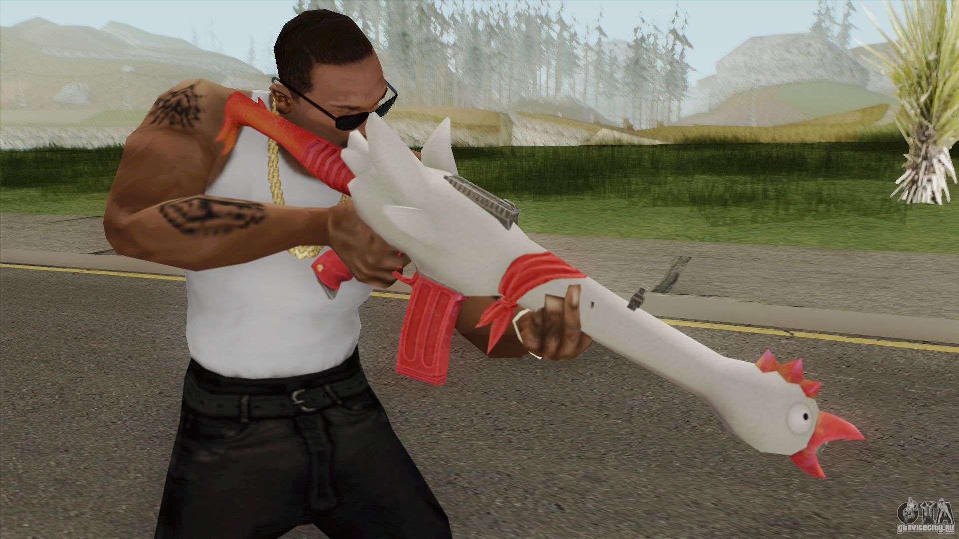 Rules of Survival Rubber Chicken Gun для GTA San Andreas