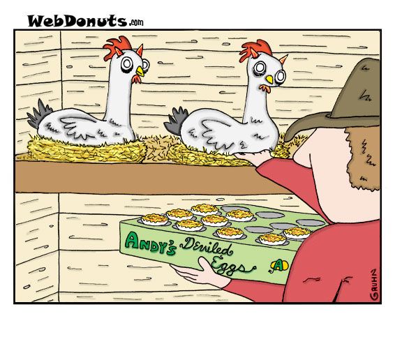 Deviled Eggs :-) | Chicken humor, Webcomic, Funny comics