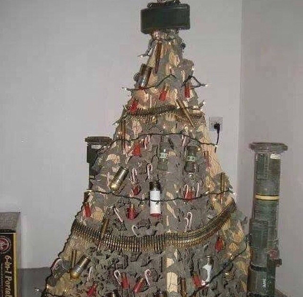 Tactical Christmas tree | Military christmas, Marine ...