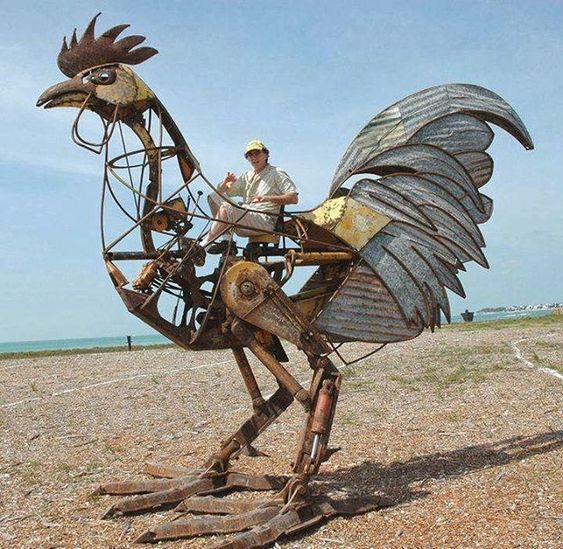 Steampunk Tendencies | Giant Key West Chicken by Derek ...