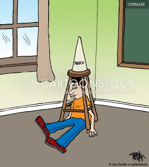 Dunce Cap Cartoons and Comics - funny pictures from ...