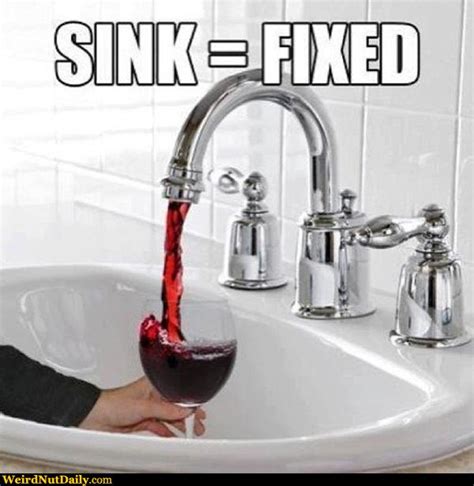 Funny Pictures @ WeirdNutDaily - Wine Sink