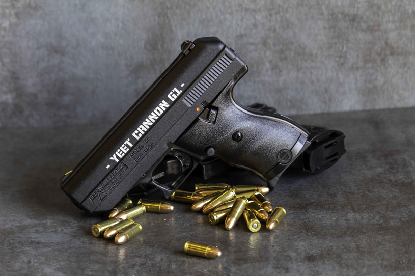 Hi-Point Firearms 9mm handgun YEET Cannon G1