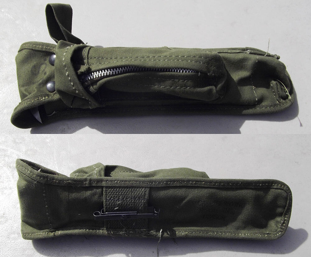 Vietnam era bipod case for storing fencing pliers