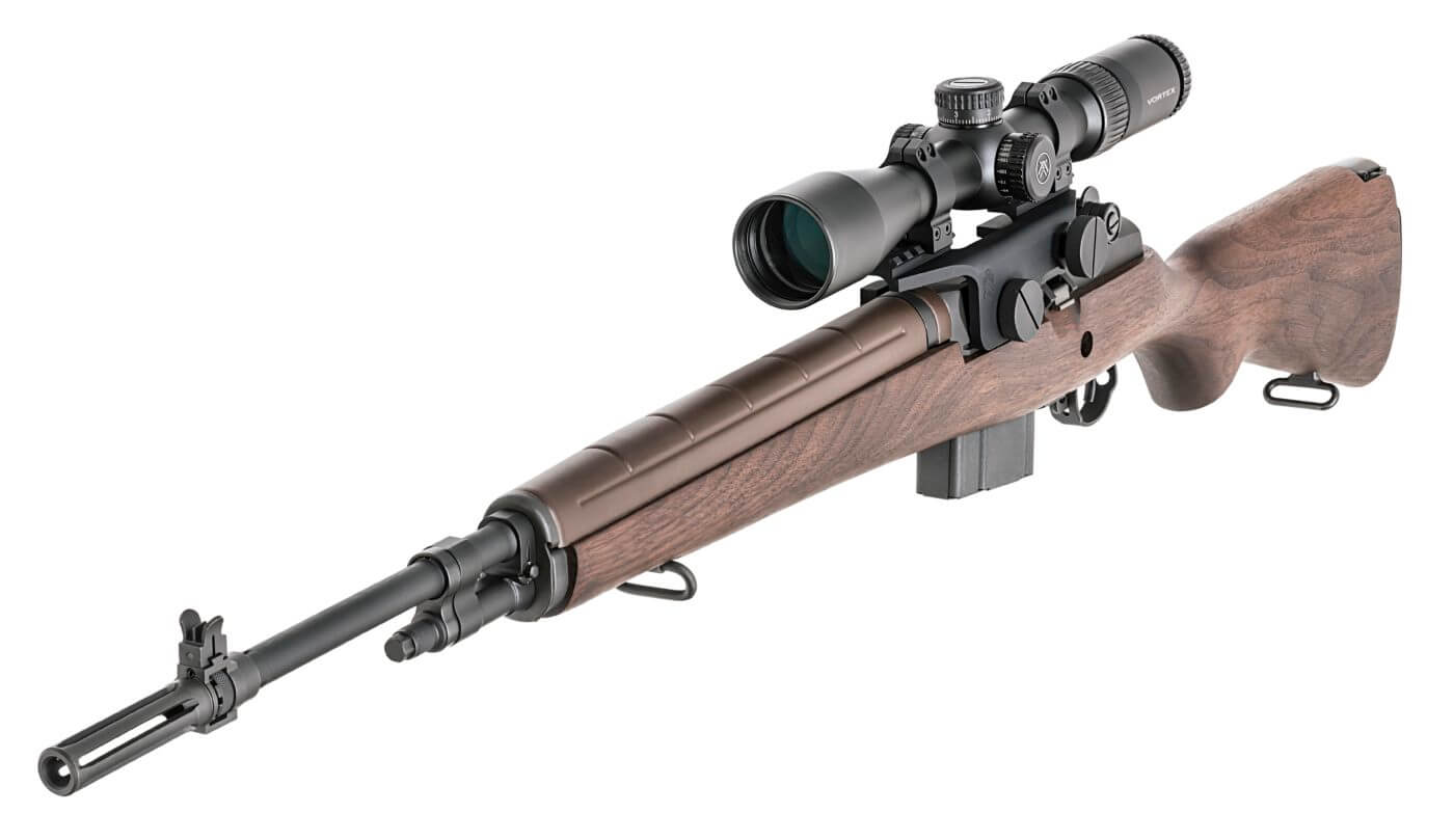 m1a with mounted scope