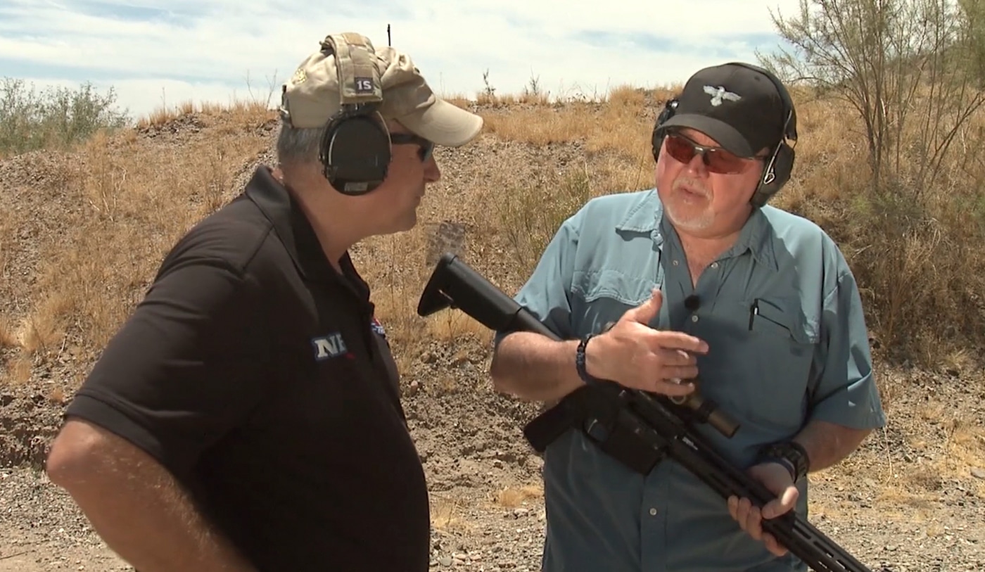 A rifle shooter executes multiple rapid shots on a target positioned at approximately ten yards during tactical training. Rifle defensive training drills test realistic threat scenarios. Non-standard response techniques counter aggressive attackers. Defensive rifle skills require continuous trigger manipulation. Close-range rifle engagement demands shoulder pressure consistency. Combat shooting drills expose fundamental weaknesses. Tactical rifle training builds stress response capability. Rapid engagement techniques prioritize survival over scoring. Advanced rifle drills simulate violent confrontations.