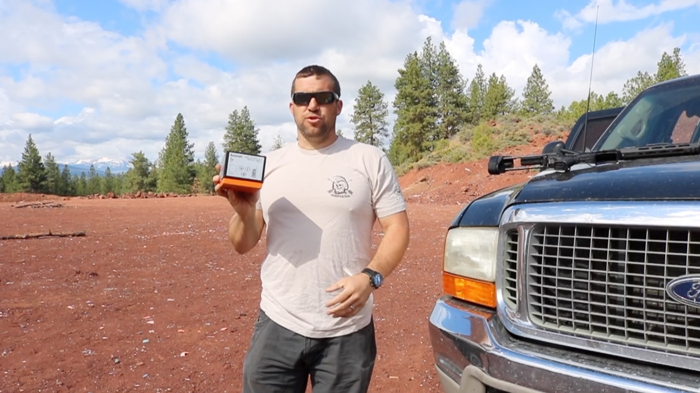 author showing Bushnell First Strike 2