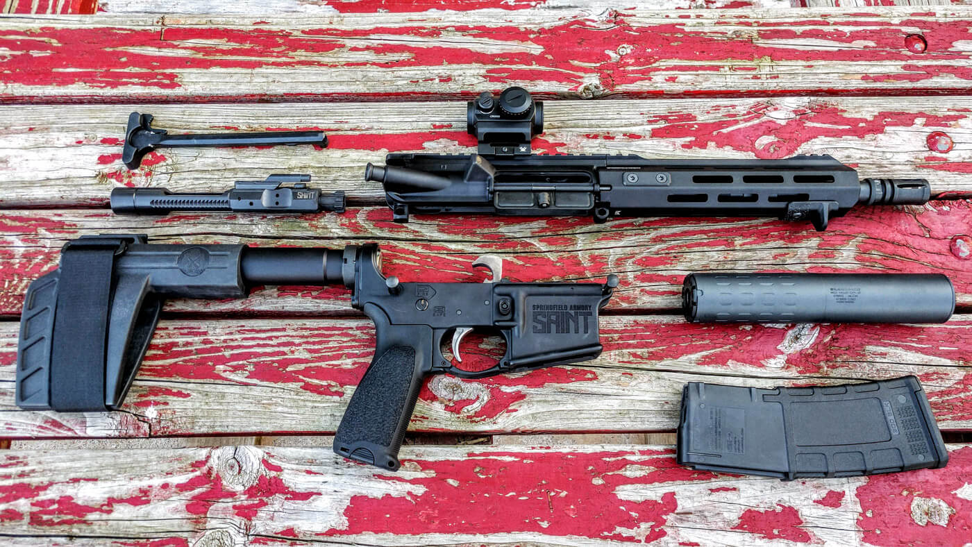 Springfield Armory SAINT 300 BLK Pistol with MLOK