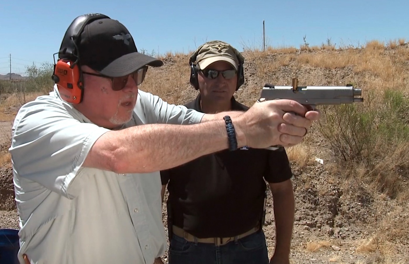 author deals with a malfunction in training