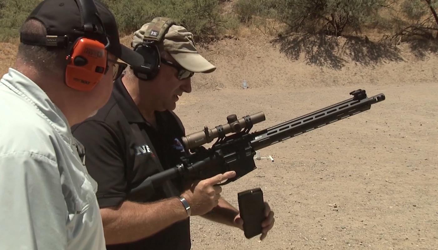 replacing the magazine in an AR-15 malfunction