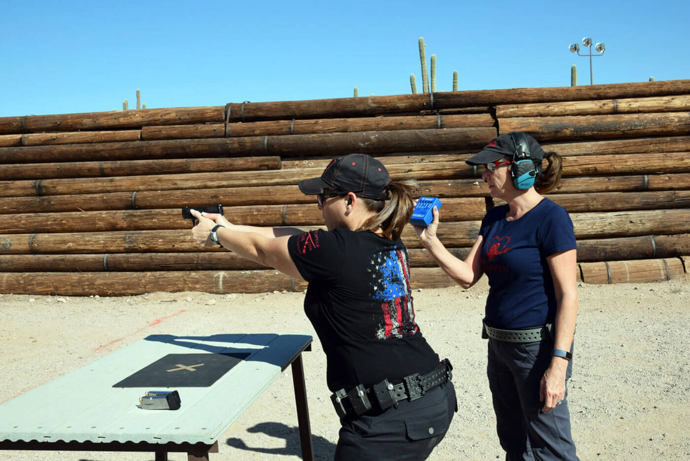 Women in competition shooting