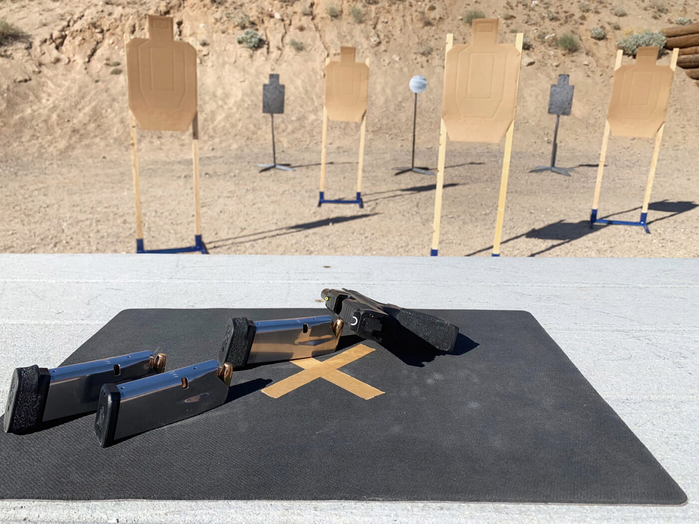 Pistol match layout
