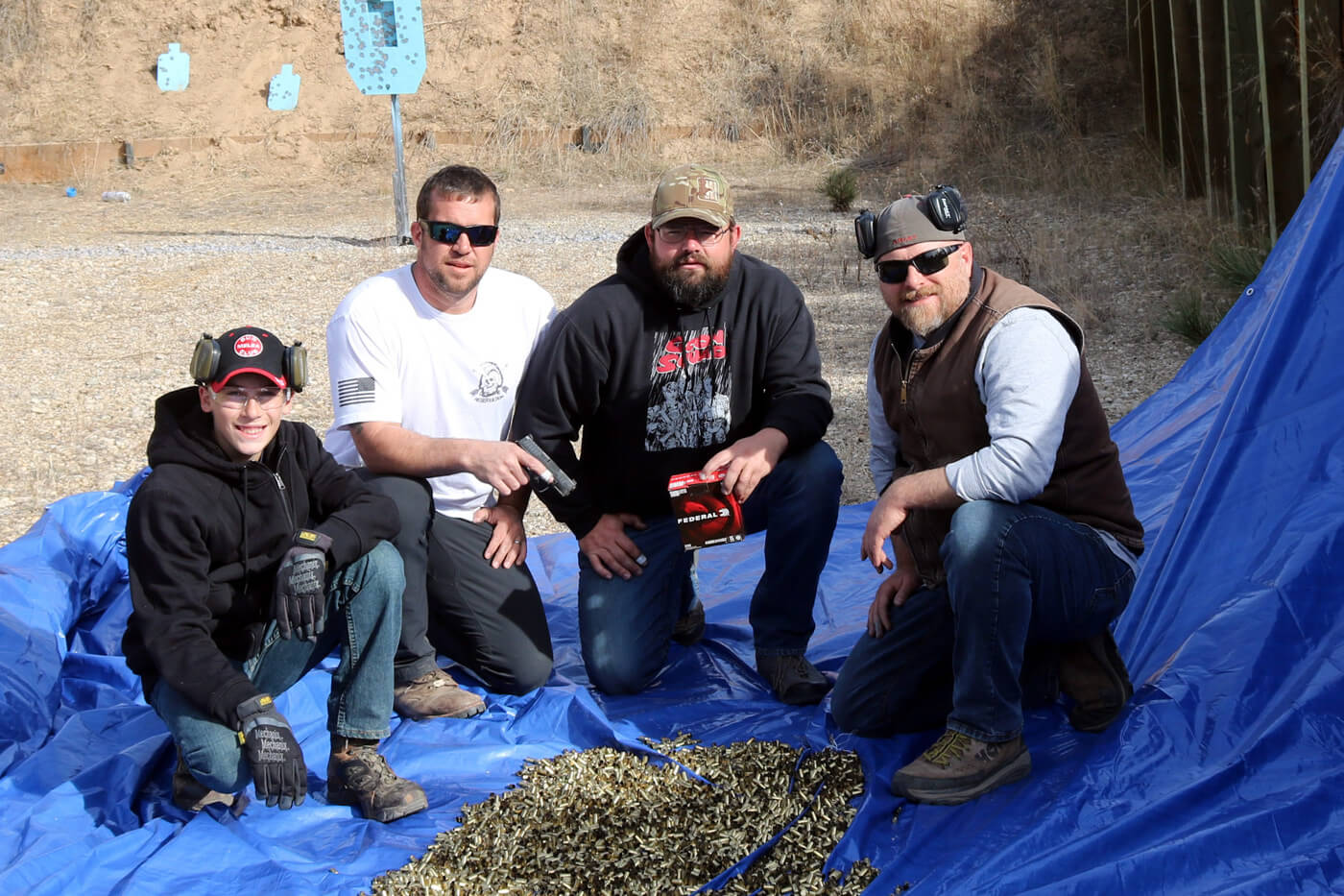 Team of people shooting the Hellcat