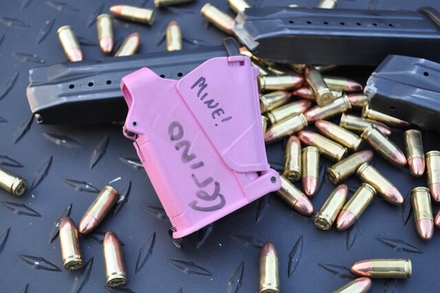 In this photograph we see a variety of magazines and 9x19mm Parabellum ammunition. Other things you will want to have in your firearm saftey or concealed carry license class is earplug, earmuffs, closed toed shoes (proper footwear), a quality handgun holster and extra ammunition. Flip-flops and cheap sunglasses are not recommended.