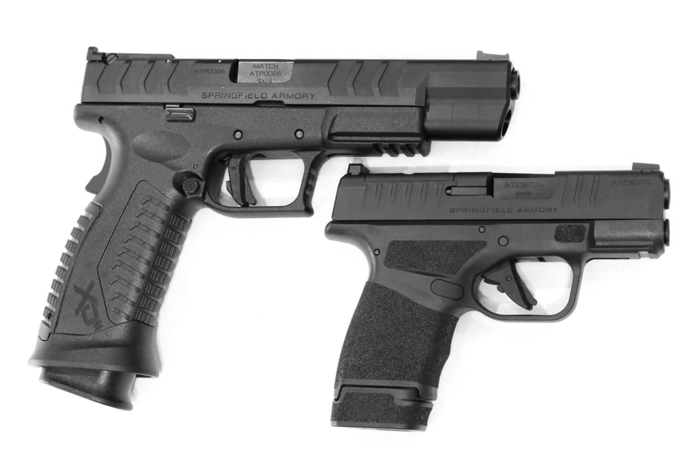 Comparing the grip safety of the XD-M to the safeties on the Hellcat pistol