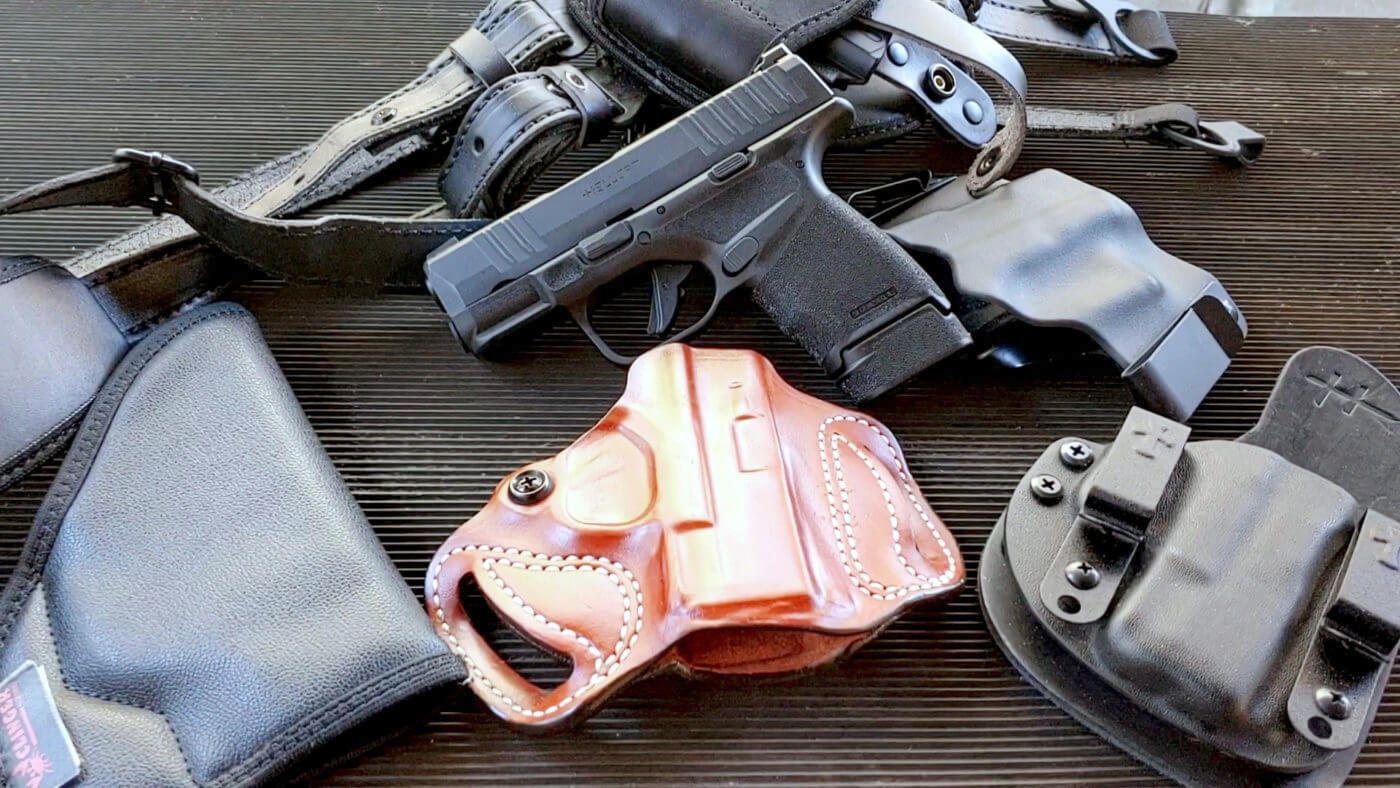 A range of holster options for your Hellcat