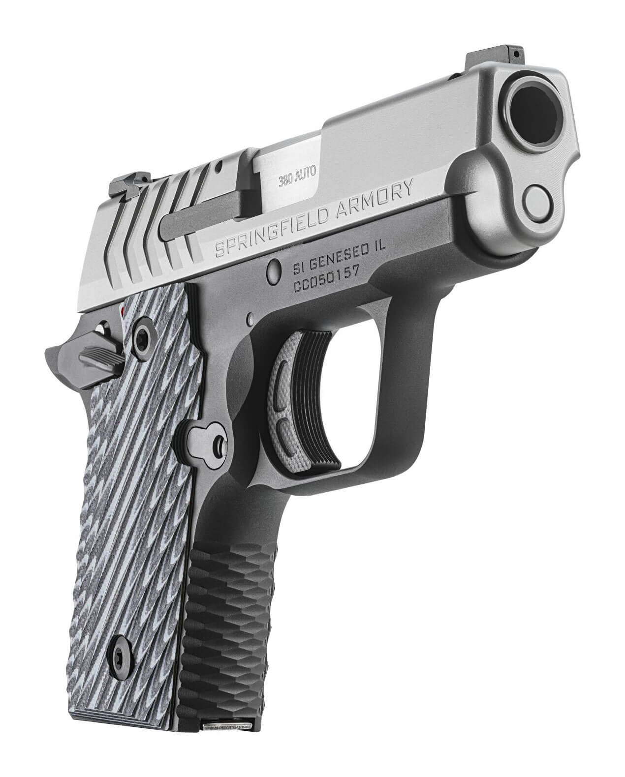 Angle view of the Springfield Armory 911 in .380 ACP