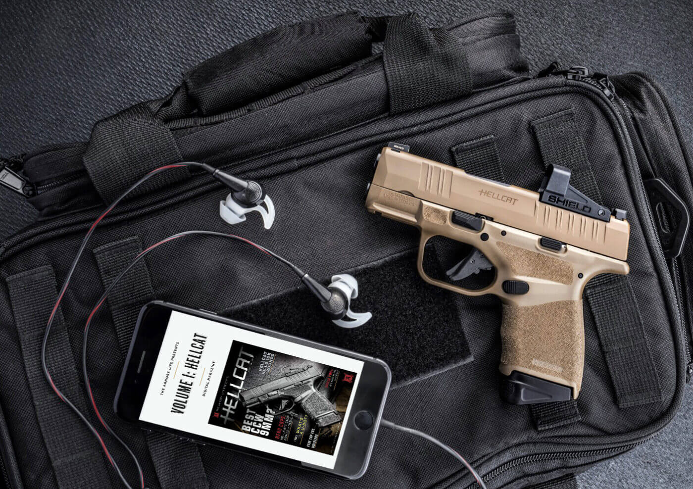 Hellcat OSP FDE pistol as a CCW gun