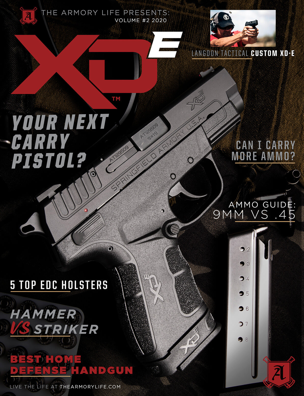 Cover for The Armory Life Digital Magazine Volume 2: XD-E