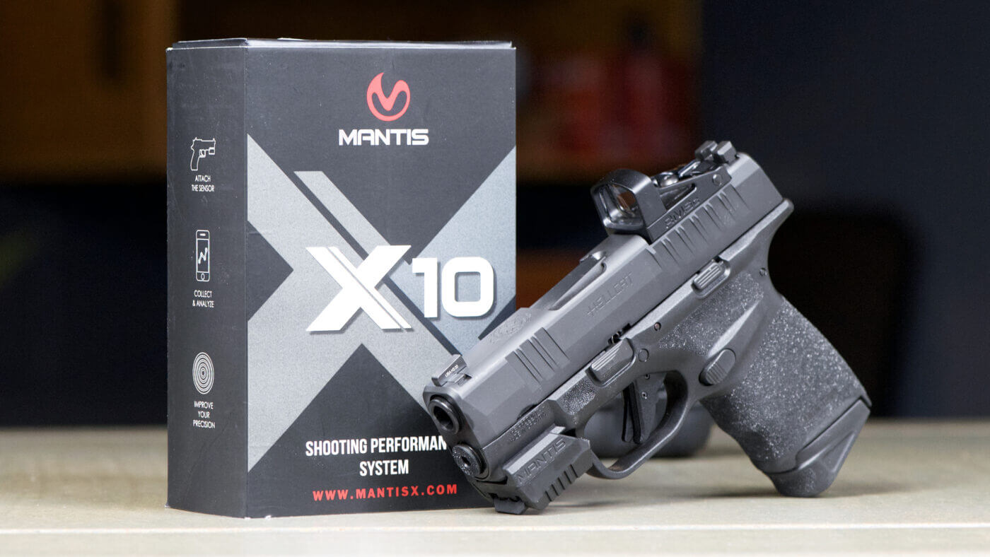 Mantis X10 Elite and the Springfield Hellcat OSP pistol