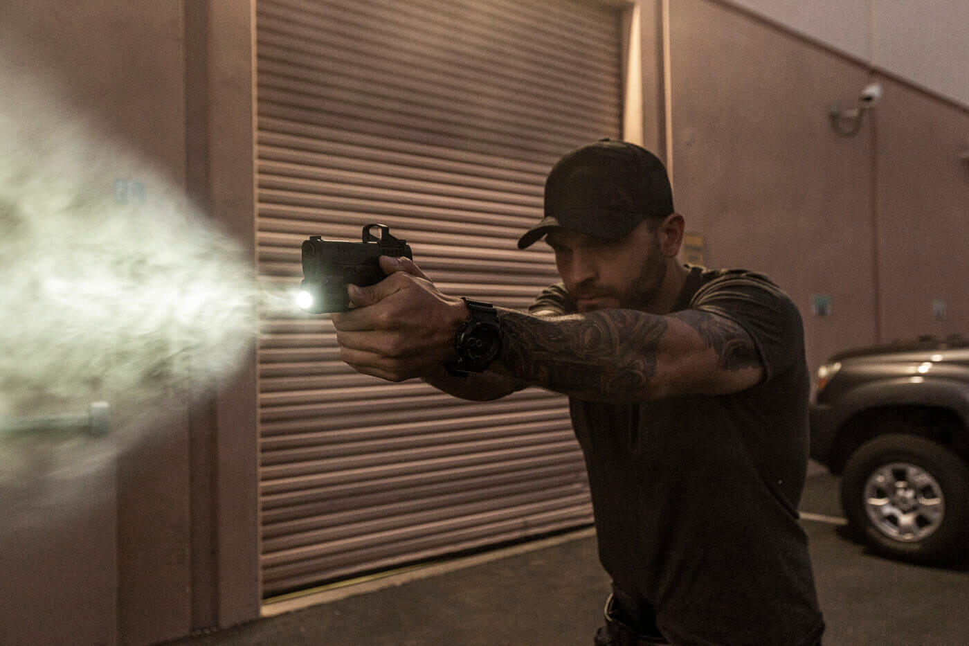 Low light shooting with the SureFire XSC micro weapon light