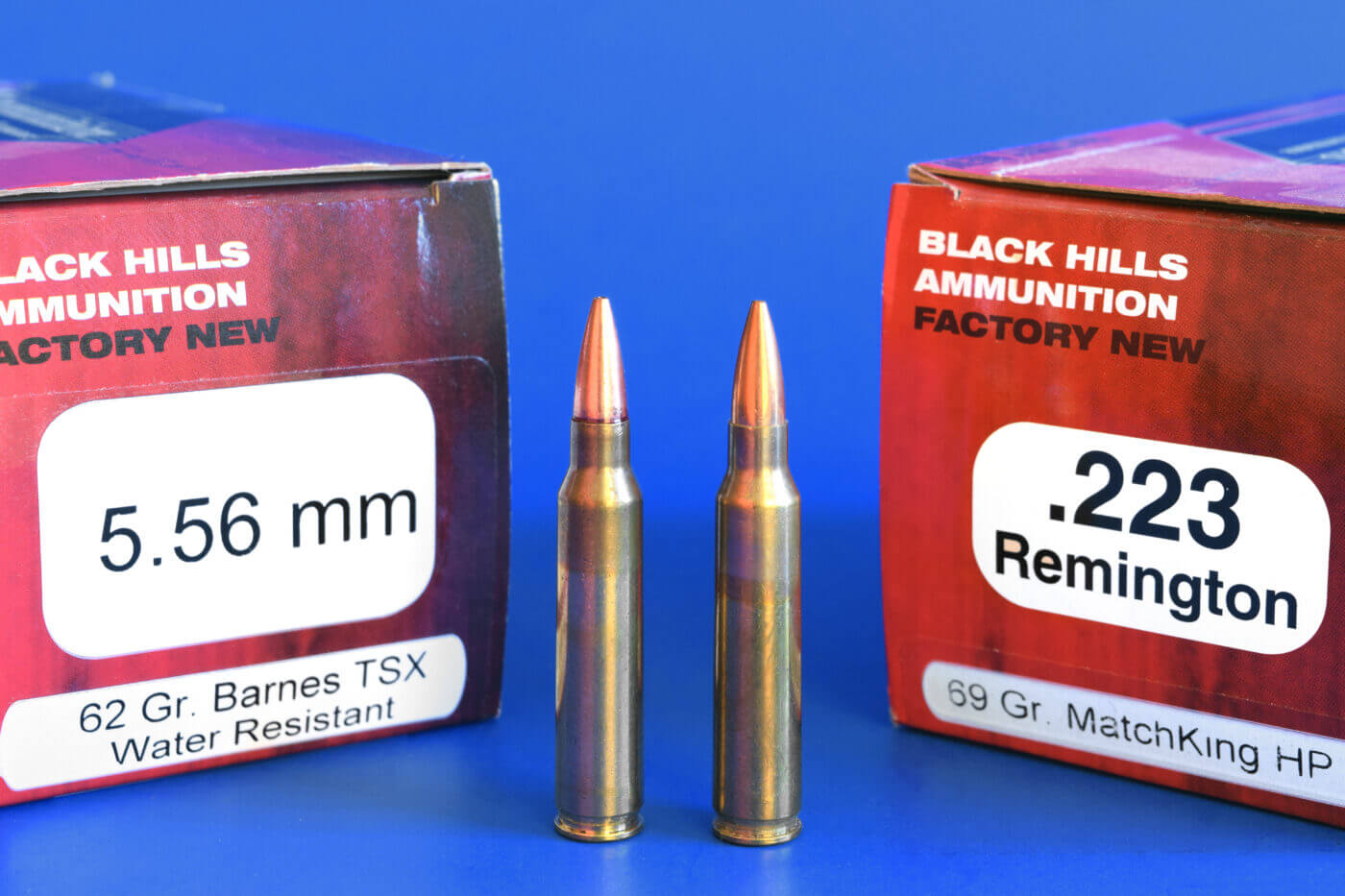 Comparing the 5.56 and .223 ammunition from Black Hills