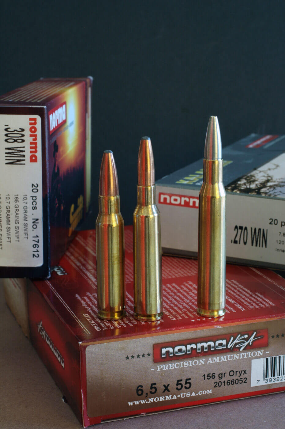 Comparing the .308 with .270 and 6.5x55