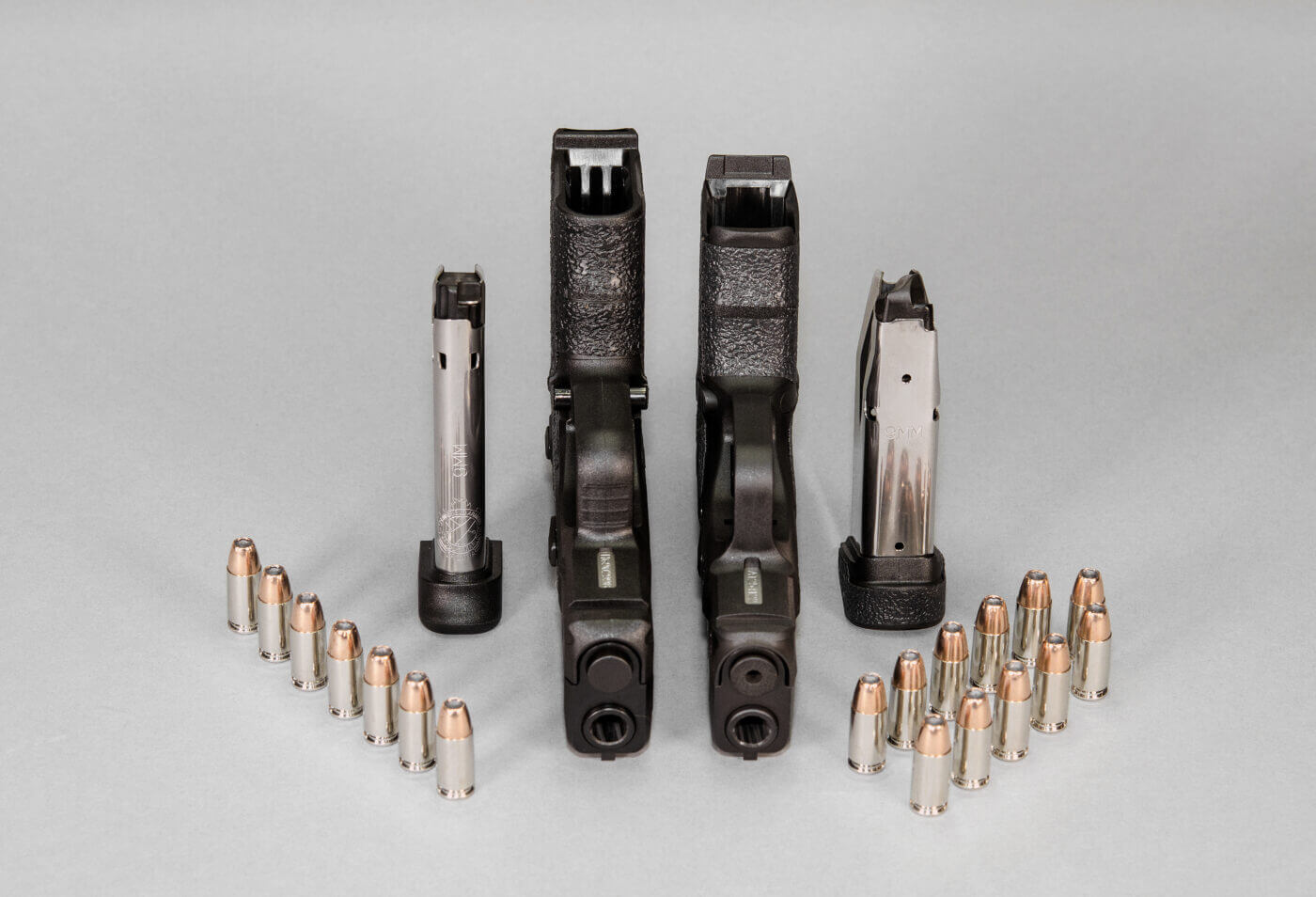 Ammunition capacity compared for the Hellcat and XD-s handguns