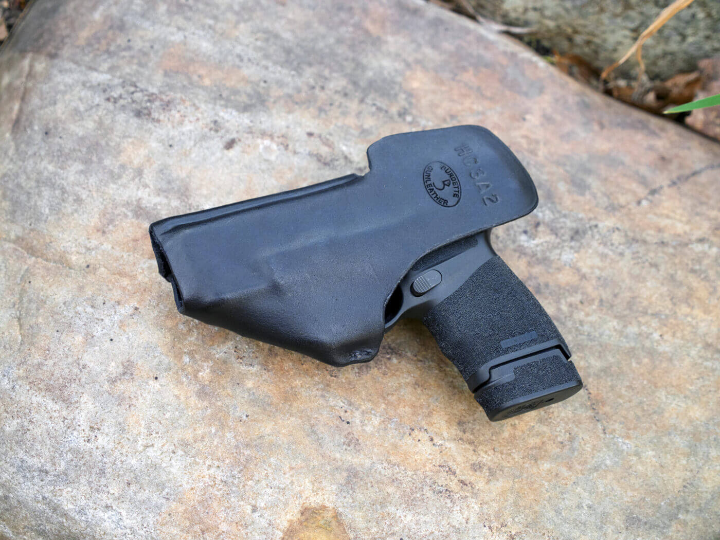 Burdette Custom C.R.U. IWB Leather Holster - SA-35 - Springfield Armory