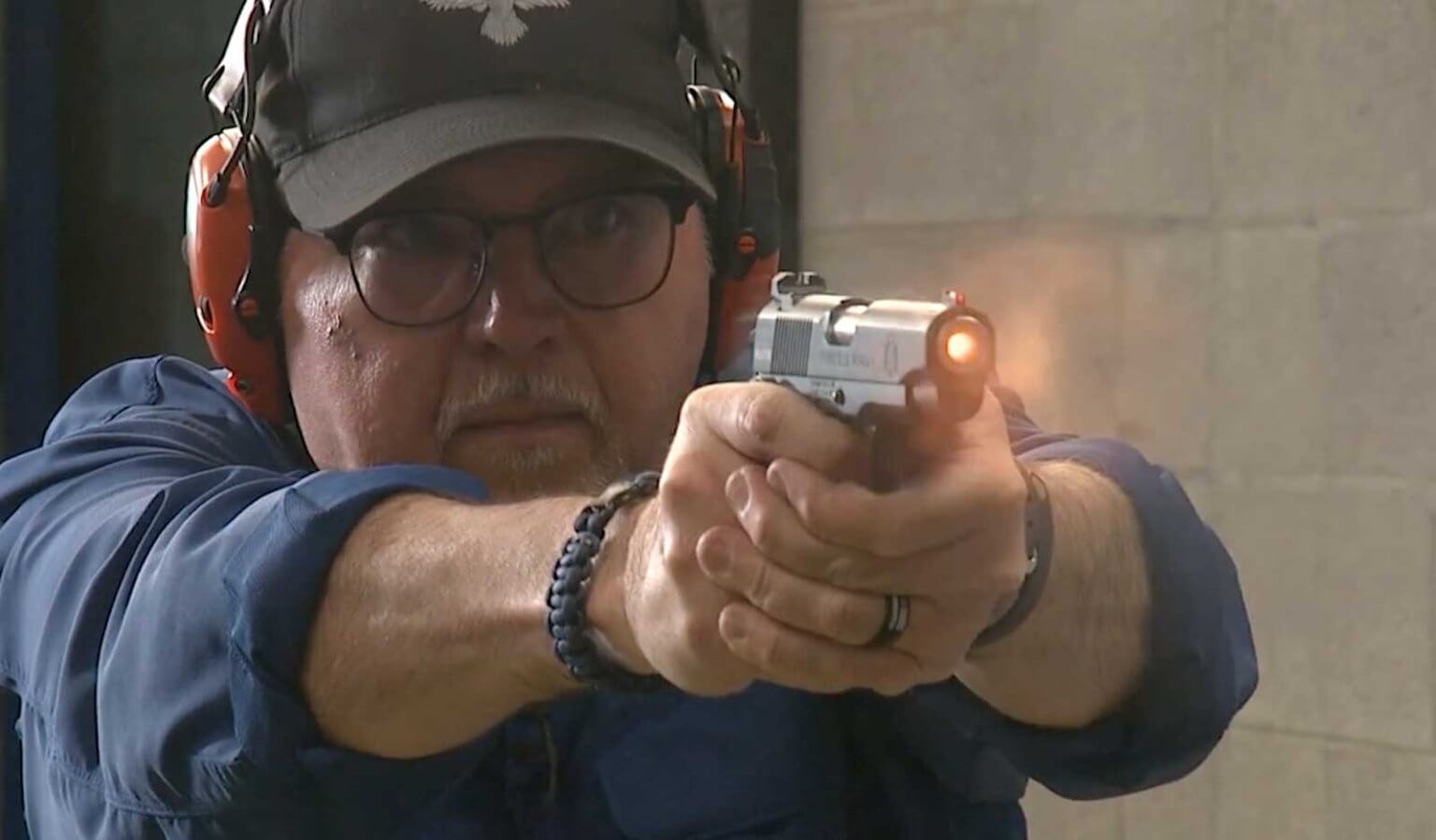 Shooting the Federal HST defensive ammo from a compact 1911 pistol