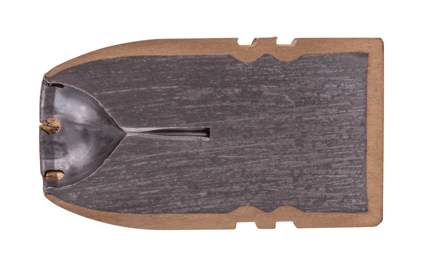Cross section of the 10mm HST bullet.