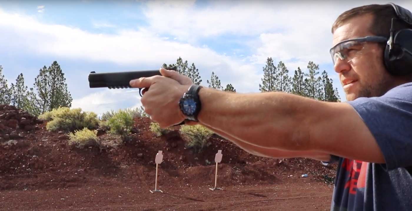 Shooting the 10mm HST bullet through a Springfield Armory Range Officer 1911