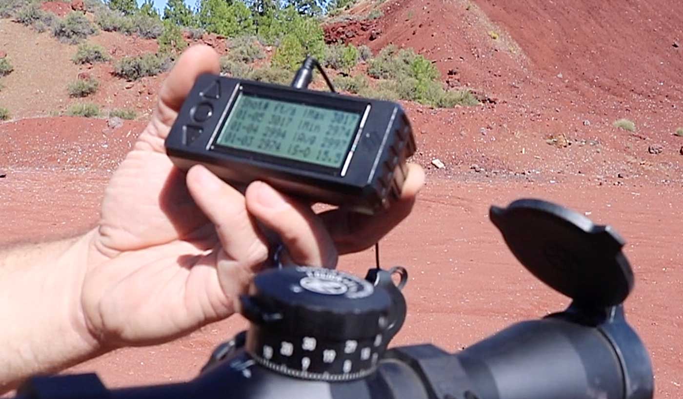 Velocity measurements taken on a MagnetoSpeed