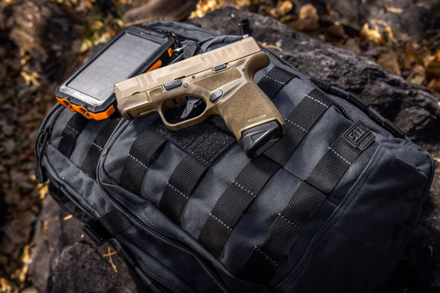 5.11 Tactical RUSH Bag with Hellcat pistol