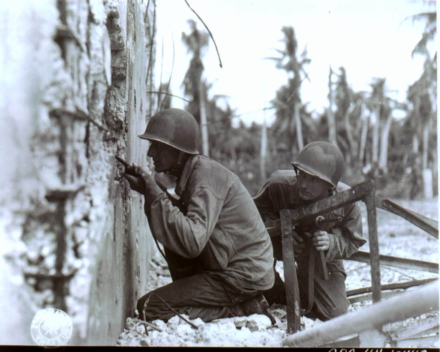 GIs of the 81st Division on Ulithi Atoll