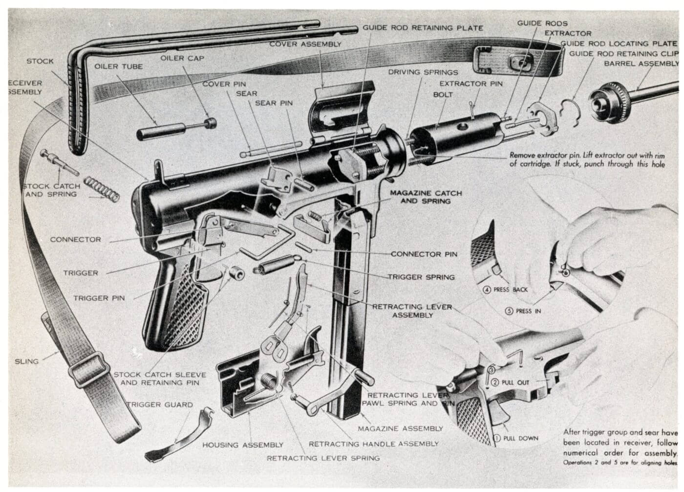 M3 grease gun чертеж