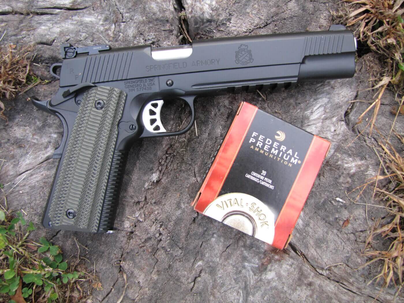 Springfield 1911 TRP with Federal hunting ammo