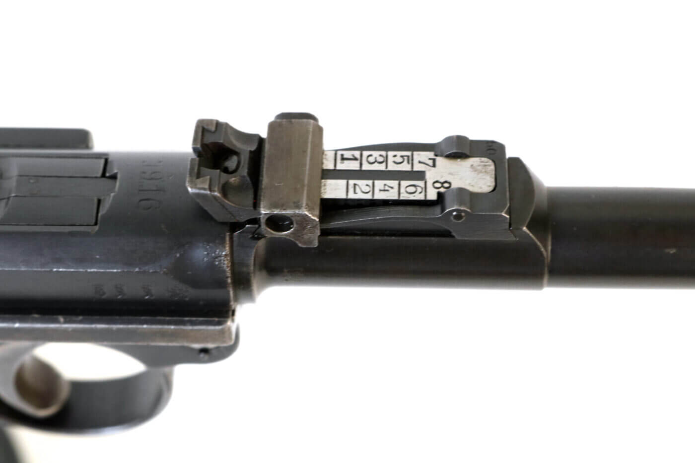 Artillery Luger rear sight