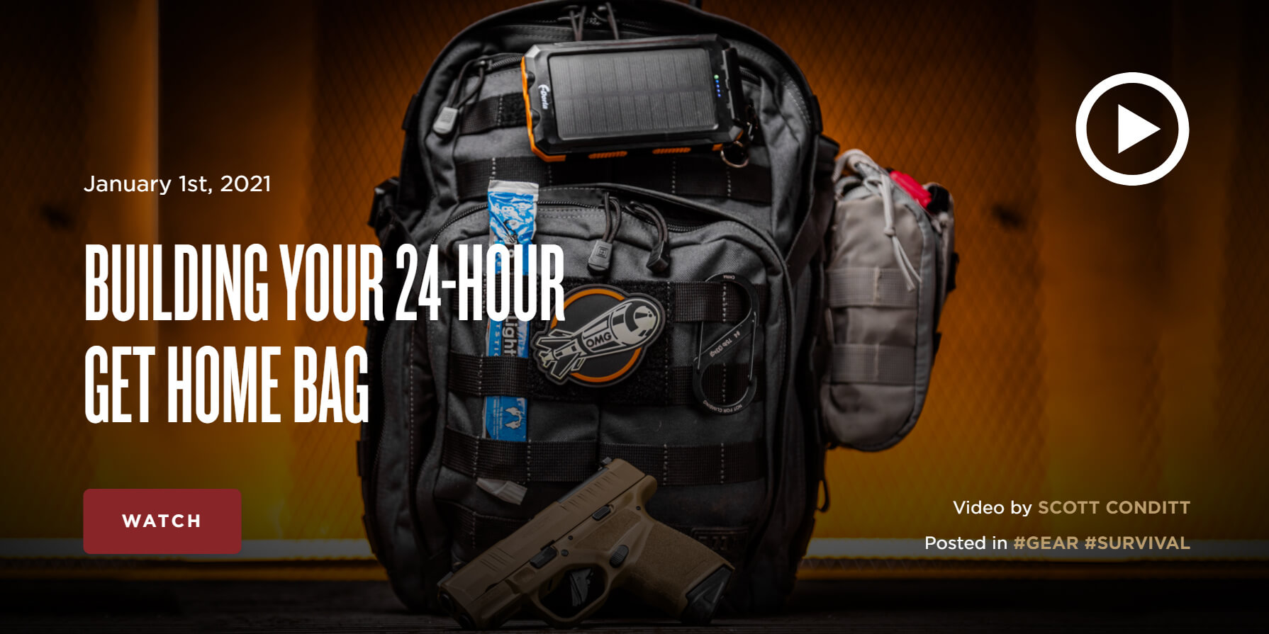 Building Your 24-Hour Get Home Bag - The Armory Life
