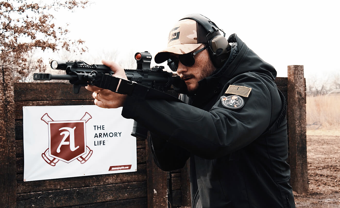 Long range shooting with a sling and the SAINT Edge rifle